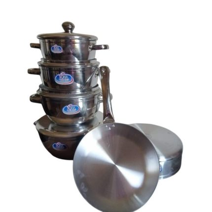 Aluminum Cookware set - Stainless steel Handle - 10Pcs