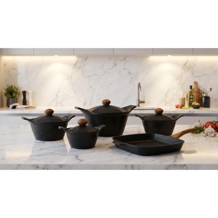 Granite cookware  Set  11 pcs black